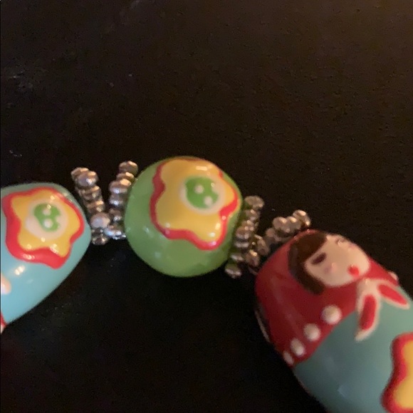 Beautiful glass bead bracelet - Picture 3 of 4